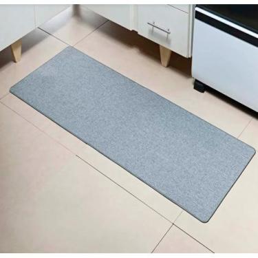 Imagem de Passadeira para Cozinha Nature Antiderrapante 46cm x 1,80m - Niazitex