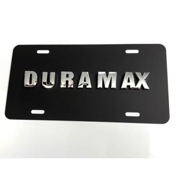 Imagem de Placa de licença para GMC Duramax (Chrome)