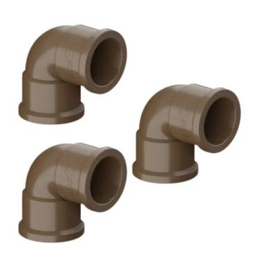 Imagem de Kit - 3 Joelhos Soldáveis 90 25mm - Tigre