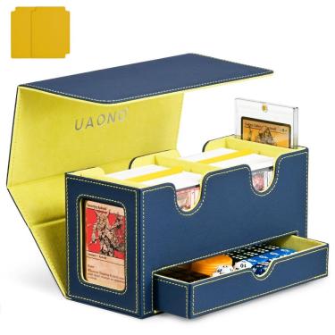 Imagem de Caixa de baralho de cartas UAONO Double Card Storage MTG 200+ Cards