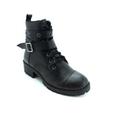 Imagem de Coturno Feminino Donna Lolita F263 - Preto-Feminino