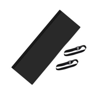 Imagem de predolo Capa para mangueira de ar condicionado 20 pol x 60 pol acessórios manga para mangueira de exaustão capa isolante removível leve reutilizável, Preto