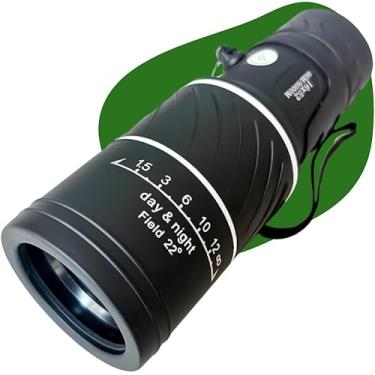 Imagem de Monóculo Profissional 16x52, Luneta de Alta Potência, Foco Duplo HD, Telescópio Portátil para Observação, Caça, Shows e Vigilância Ajustável