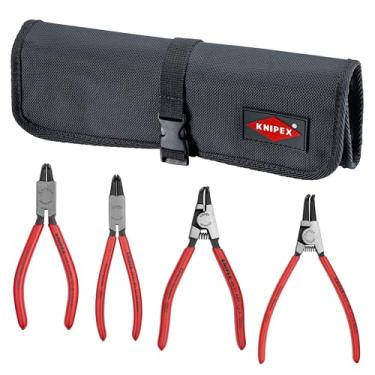 Imagem de Knipex 9K 00 19 54 US 90° Conjunto de alicates de anel de pressão com clipe de pressão (4 peças)