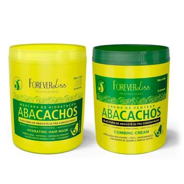 Imagem de Kit Mascara e Creme de Pentear Abacachos de Cachos Forever Liss