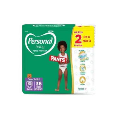 Imagem de Fralda Personal Baby Total Protect Pants Super XXG 36 Unidades