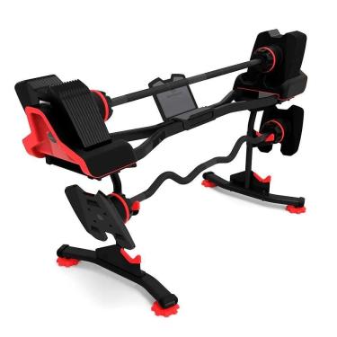 Imagem de Kit Barra Regulável Bowflex 2080 + Estante De Suporte