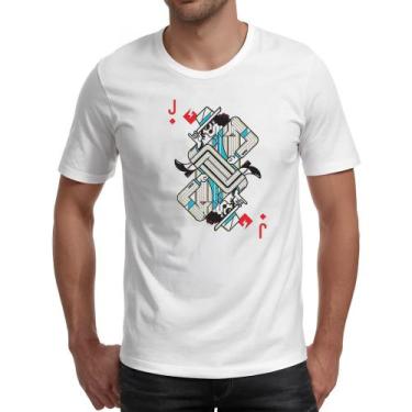 Imagem de Camiseta Unissex Baralho Valete Michael Jackson - Alearts, EG