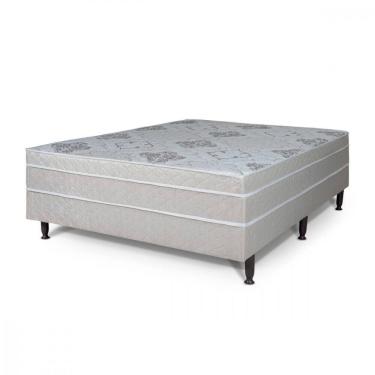 Imagem de Cama Box Casal Conjugada Golden 138x188x37cm Bege Hellen