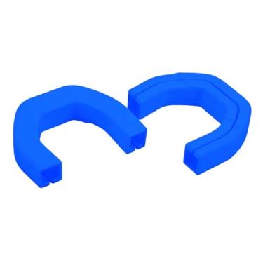 Imagem de Generic 2x ganchos de reboque tampas de reboque de reboque de reboque de reboque garagem de reposição fácil de instalar capas de engate de reboque de, Azul