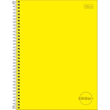 Imagem de Tilibra - Caderno Espiral Capa Dura Universitário 1 Matéria Zoom+ Amarelo 96 Folhas