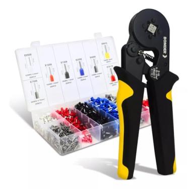 Imagem de Kit Alicate Prensa Terminal Tubular c/ 1250 Terminais