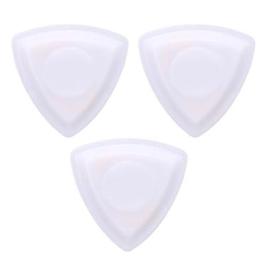 Imagem de Picks de guitarra LED 3 pacote de pacote de pacote de guitarra com efeito de brilho brilhante para o baixo acústico elétrico ukulele performance material abd