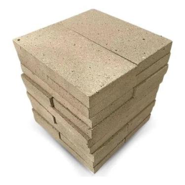 Imagem de Plaqueta Refratária p/ Revestimento de Churrasqueiras, lareira, forno 