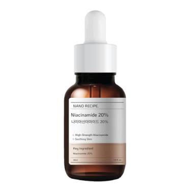 Imagem de Soro concentrado de niacinamida 20% – Controle de manchas de alta resistência, minimizador de poros e corretor de tom de pele – Ingrediente puro para uma pele suave e uniforme – 30 ml