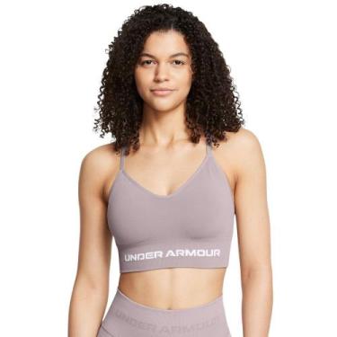 Imagem de Top de Treino Feminino Under Armour Vanish Seamless Low, Roxo, GG