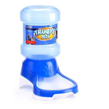Imagem de Bebedouro Automatico Pet Cães e Gatos Galão 2L Truqys - Turqys, Azul