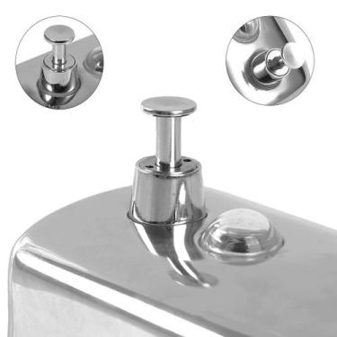 Imagem de Bico Dosador Saboneteira Inox P/ Biovis Embralumi 500ml 1L, Prata