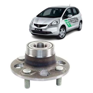 Imagem de Cubo de roda traseiro honda fit 1.4 1.5 8v 16v 2004 á 2008 traseiro c/