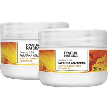Imagem de 2UN Parafina Hidrante Cenoura E Sol 260G Dágua Natural - D'Água Natura