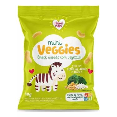 Imagem de Mini Veggies Snack Lentilha Arroz E Brócolis 18g Nhamimami