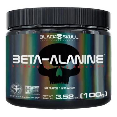 Imagem de Beta Alanina Black Skull 100g Pré Treino Sem Cafeína