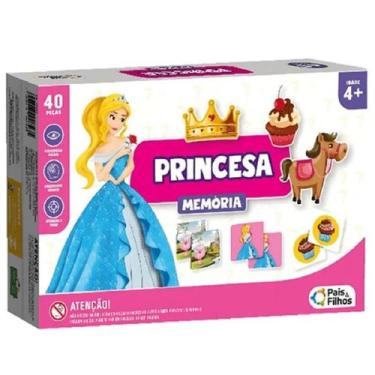 Imagem de Jogo da Memória Princesa - Pais &amp Filhos - Pais & Filhos, Único
