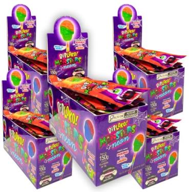 Imagem de Kit 6 CXs Pirulito Diploko Neon Caveira Danilla C/15