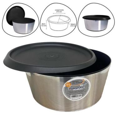 Imagem de Pote Organizador Multiuso Hermético Label 5 Litros BPA free - Arqplast