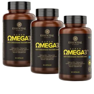 Imagem de Kit 3x Super Omega 3 TG (90 caps) 1000mg - Essential Nutrition