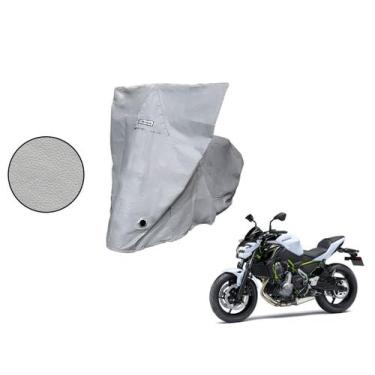 Imagem de Capa Protetora Moto Sol Chuva Kawasaki Z 650 RS Cinza - Kahawai, cinza