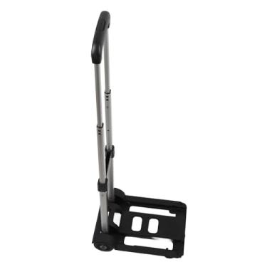 Imagem de aqxreight Carrinho Dobrável de Bagagem Com Traço de Mão Portátil para Caminhão de Mão Portátil Dolly Com 2 Rodas para Mover o Escritório de Viagens de Compras