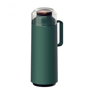 Imagem de Garrafa Térmica Tramontina Exata Verde Com Ampola De Vidro 1 Litro