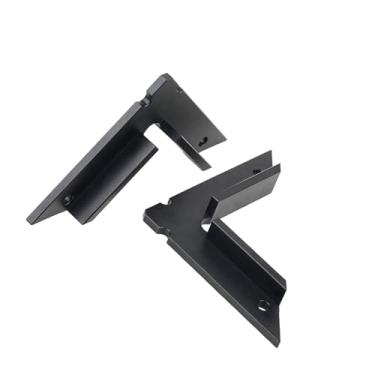 Imagem de Jiawu Grampo de canto para marcenaria, grampo de ângulo reto de 90 graus, esquadro de carpinteiro, pacote com 2 esquadros de posicionamento de liga de alumínio para molduras, caixas