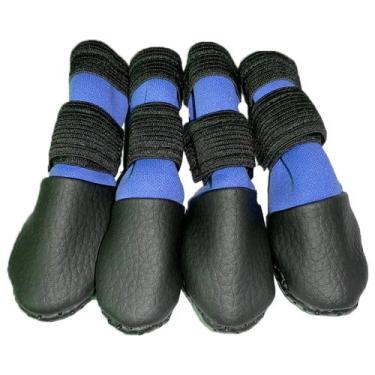 Imagem de Sapatinho para Cães - botinha pet - Napatinha, Azul, PP