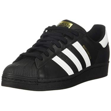 Imagem de adidas Originals Tênis masculino Superstar, Núcleo preto/branco/preto, 12