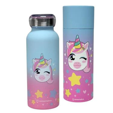 Imagem de Garrafa Térmica Inox Bubble 500Ml Unicórnio - Zona Criativa