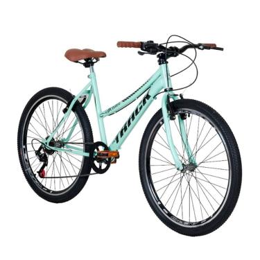 Imagem de Bicicleta Aro 26 TK3 Track Serena, 7 marchas, Menta e Marrom