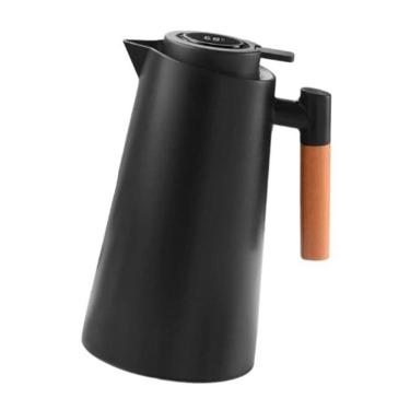 Imagem de Garrafa Térmica Plástico Branca: Perfeita Servir Café Ou Chá