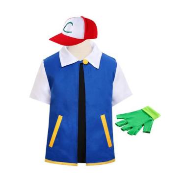Imagem de Fantasia MINIBBYY Kids, jaqueta de cosplay unissex, luvas, chapéu, tre