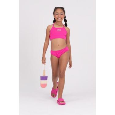 Imagem de Conjunto Infantil Biquíni UV 50+ Little Summer Vermelho - Vida Costeir