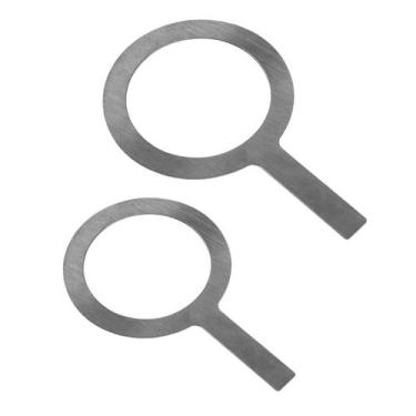 Imagem de FELTECHELECTR, 2 peças de copo de leite Brulee assado com borda, anéis