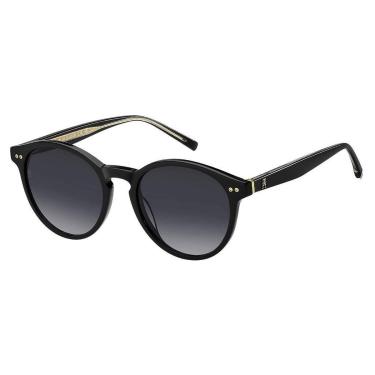 Imagem de Óculos de Sol Tommy Hilfiger 2159/S Preto Lente Cinza-Feminino