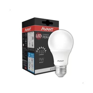 Imagem de Lâmpada Led Bulbo 9W Avant 6500K Luz Branca Bivolt E27 Monte seu Kit E