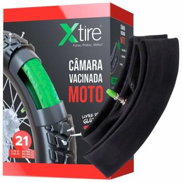 Imagem de Câmara de Ar Para Moto Xtire Com Vacina de Pneu Para Cg Titan Tornado 