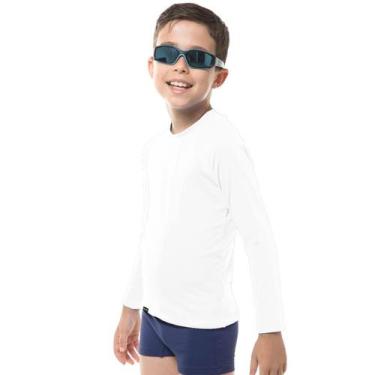 Imagem de Camiseta Proteção Solar Uv50 Manga Longa Infantil - Slim Fitness, 10, 