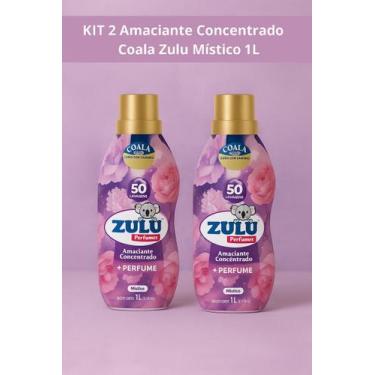 Imagem de 2 Un Amaciante de Roupas Liquido Concentrado Zulu Perfumes Coala Misti