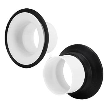 Imagem de RiToEasysports Drum Kick Enhancer ABS Rubber Drum Kit Boost Acessórios Com Adesivo Protetor - Baixo Poderoso, Ajuste Conveniente - Adequado para Bateristas Tamanho Compacto (Branco)