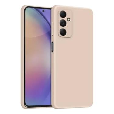 Imagem de [GL CASES] Capa Samsung M54 Capinha Samsung M54 Case Aveludada Anti Impacto Reforçada Silicone Emborrachado Com Proteção De Câmera (Nude)
