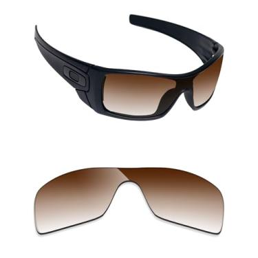 Imagem de Alphax Lentes de reposição marrom gradiente não polarizadas para óculos de sol Oakley Stunt Devil OO9517